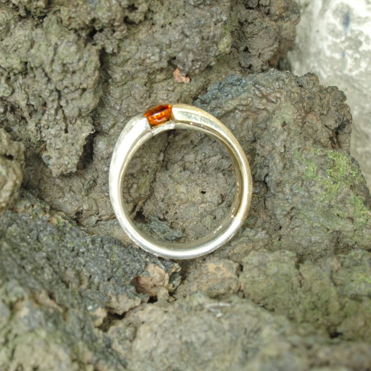 Zweifarbiger Ring Spessartin – Bild 10